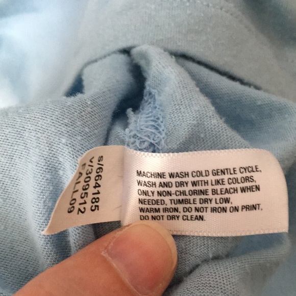 Blue Short-sleeved Tee by Gap Maternity - Picture 6 of 9